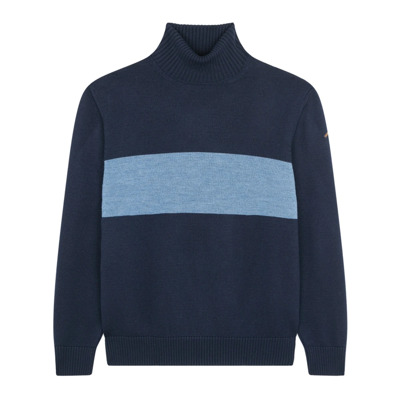 Stijlvolle Roll Neck Sweater Paul & Shark , Blue , Heren