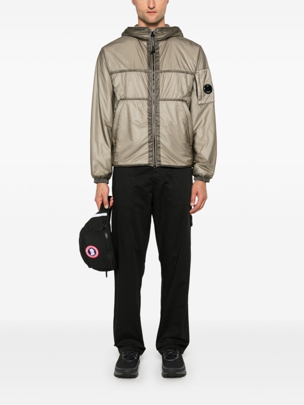 Stone Island Broek met Compass-logopatch - Zwart