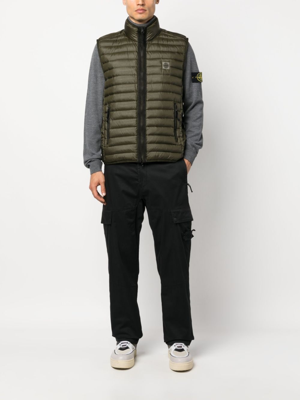 Stone Island Coltrui met Compass-motief - Grijs