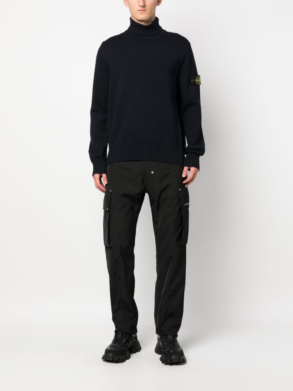 Stone Island Coltrui met patch - Blauw