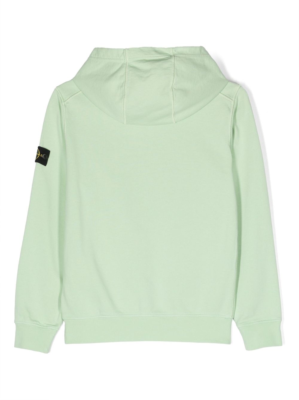 Stone Island Junior Hoodie met patch - Groen