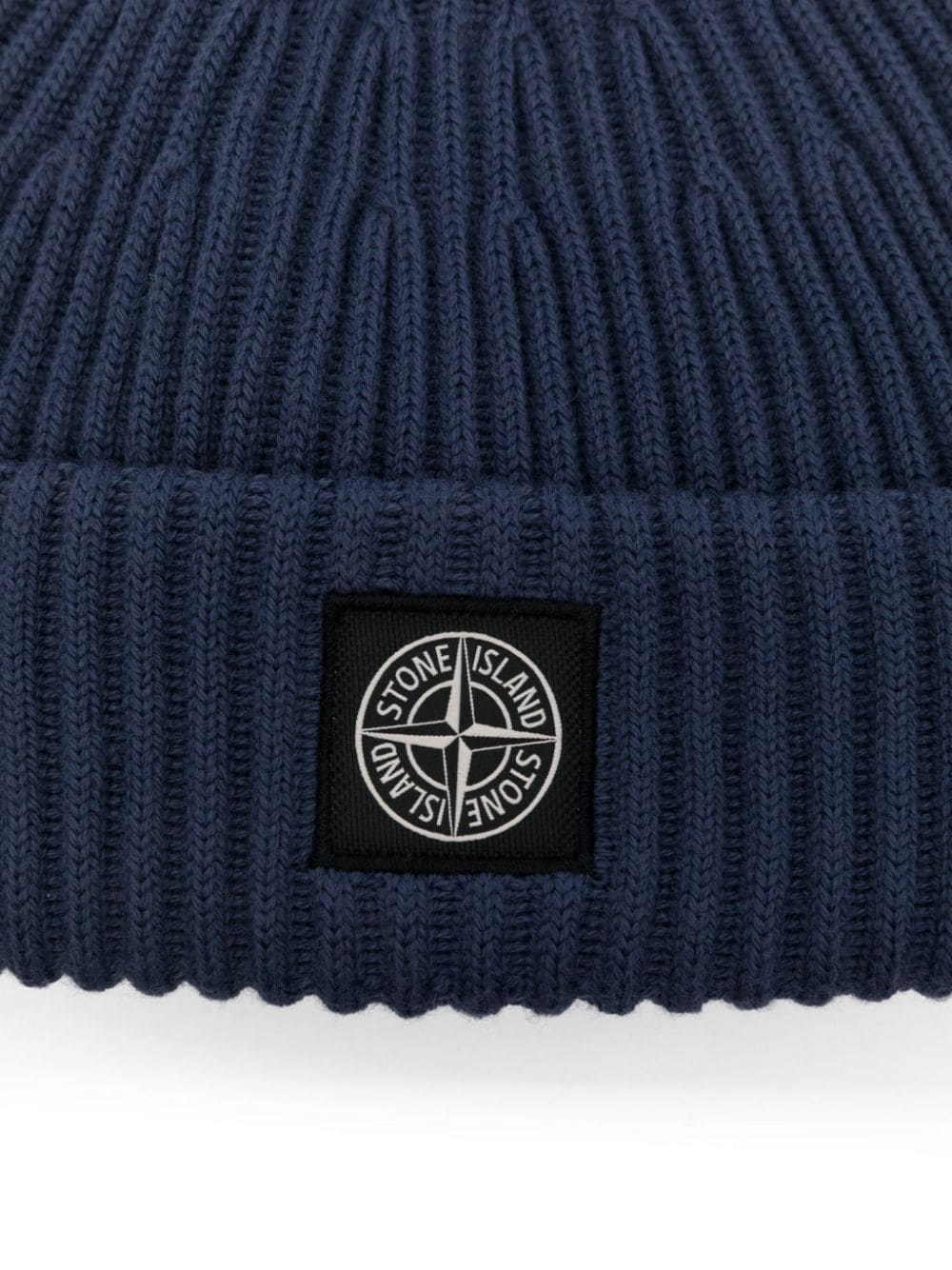 Stone Island Muts met Compass-logopatch - Blauw