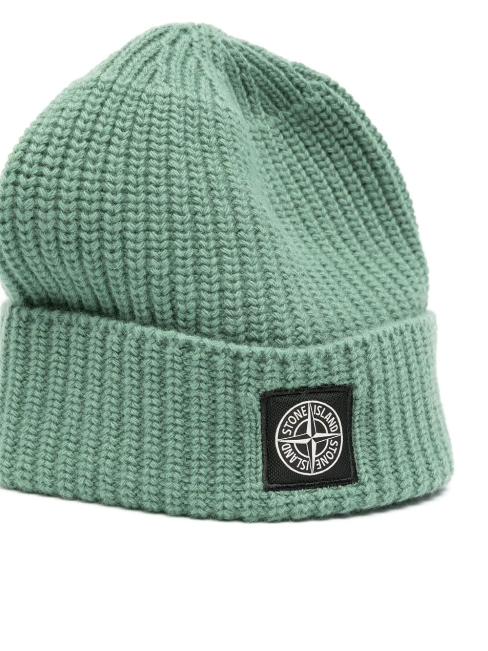 Stone Island Muts met Compass-logopatch - Groen