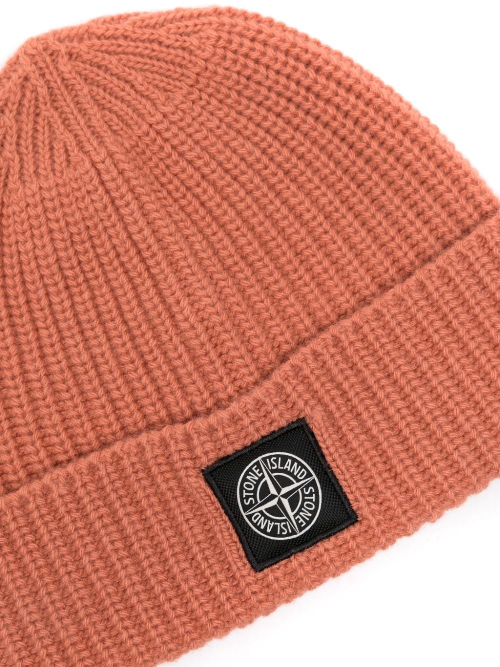 Stone Island Muts met Compass-logopatch - Oranje