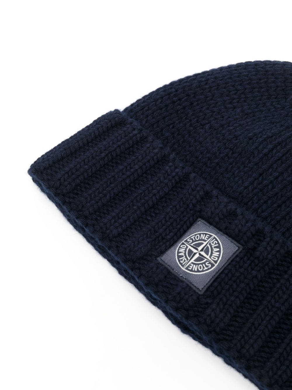 Stone Island Muts met logopatch - Blauw