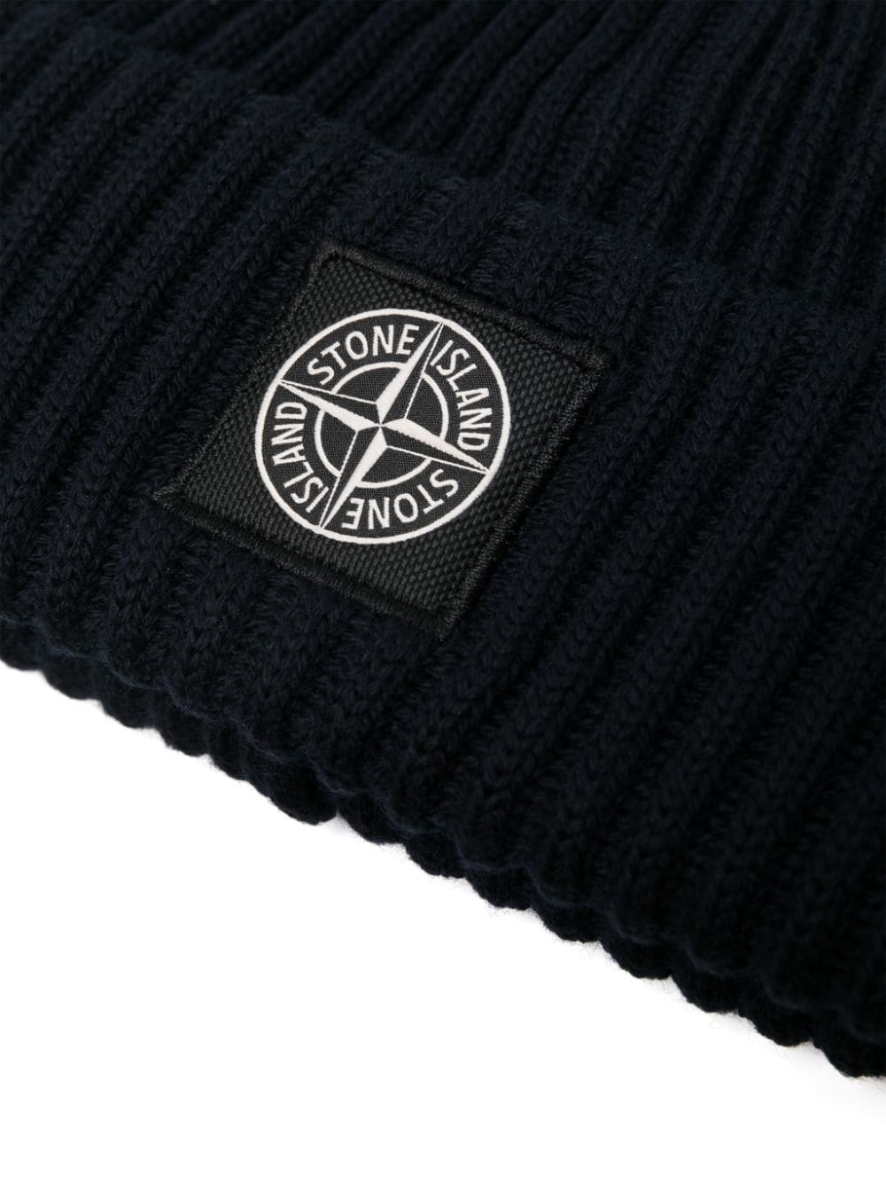 Stone Island Muts met logopatch - Blauw