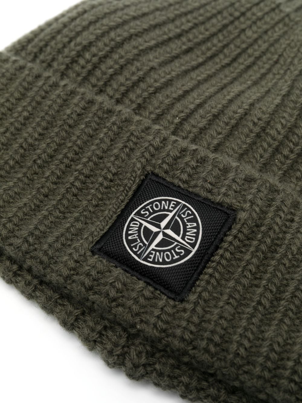 Stone Island Muts met logopatch - Groen