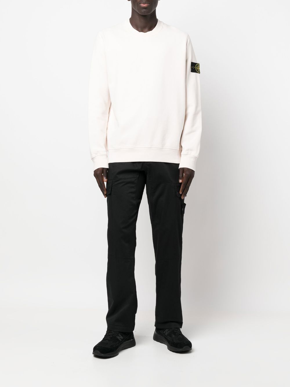 Stone Island Sweater met ronde hals - Beige