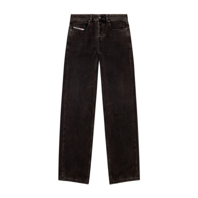 Straight Jeans Diesel , Black , Heren