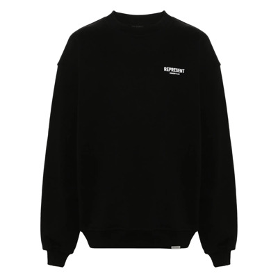 Sweatshirts Hoodies Represent , Black , Heren