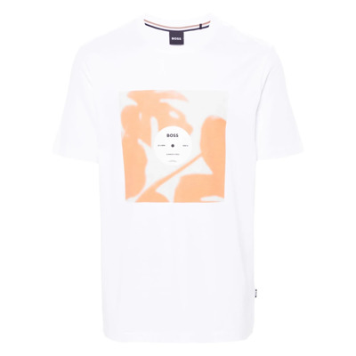 T-Shirts Hugo Boss , White , Heren