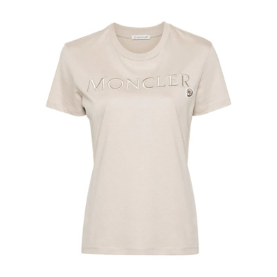 T-Shirts Moncler , Beige , Dames