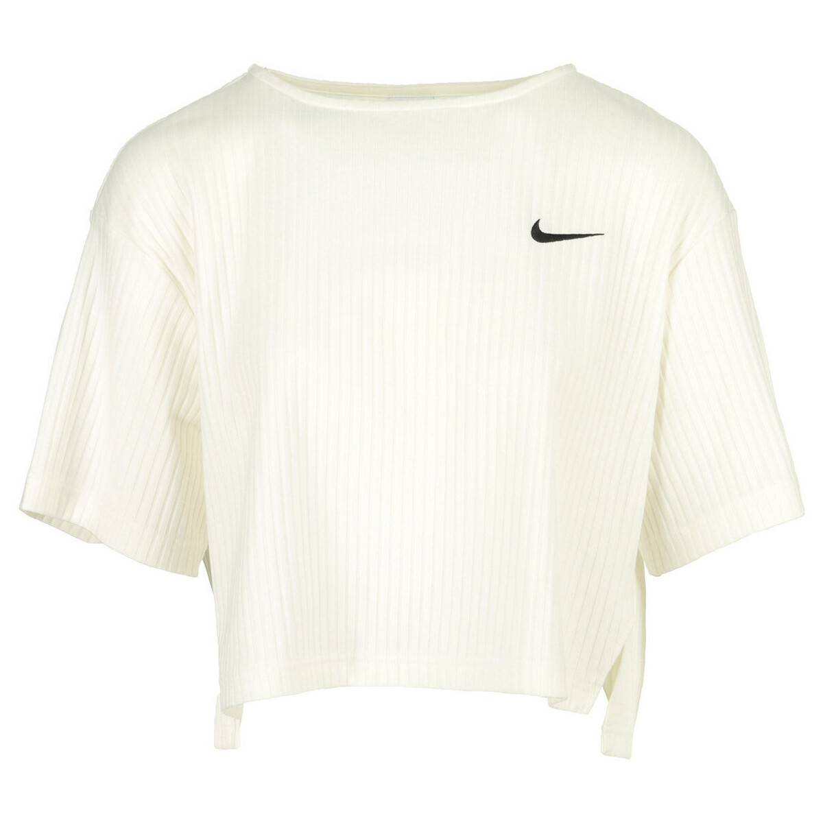 T-shirt Korte Mouw Nike Wms Nsw Rib Jersey Top