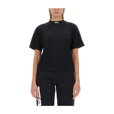 T-shirt met logoprint Heron Preston , Black , Dames