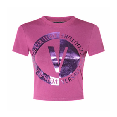 T-shirts en Polos Versace Jeans Couture , Purple , Dames