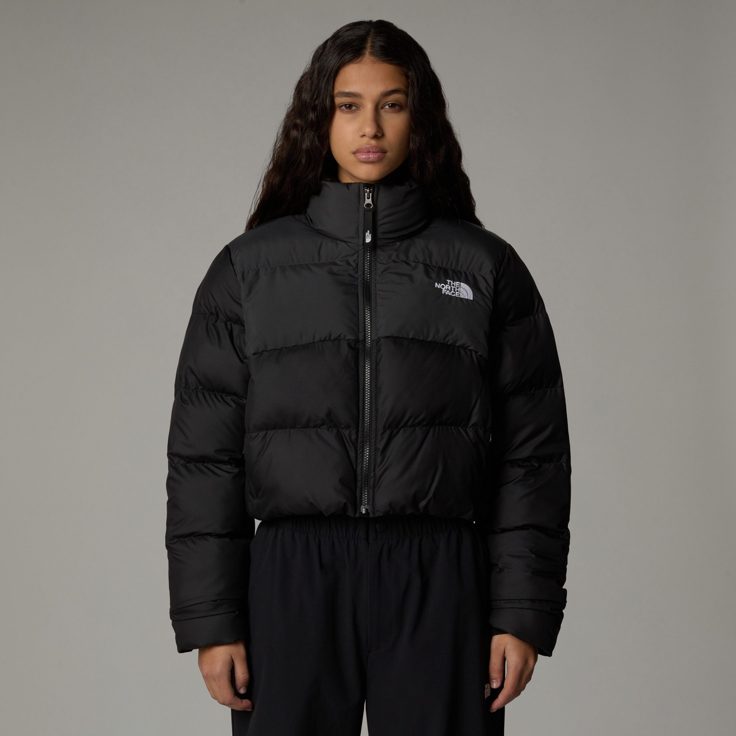 The North Face Gewatteerde jas met geborduurd logo