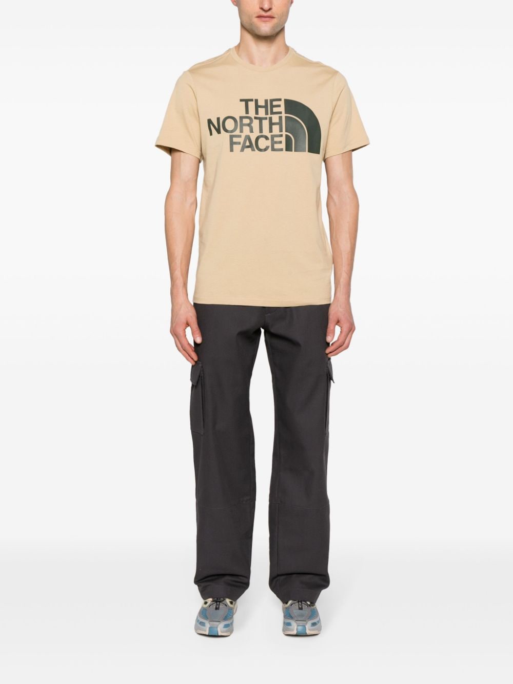 The North Face T-shirt met logoprint - Bruin