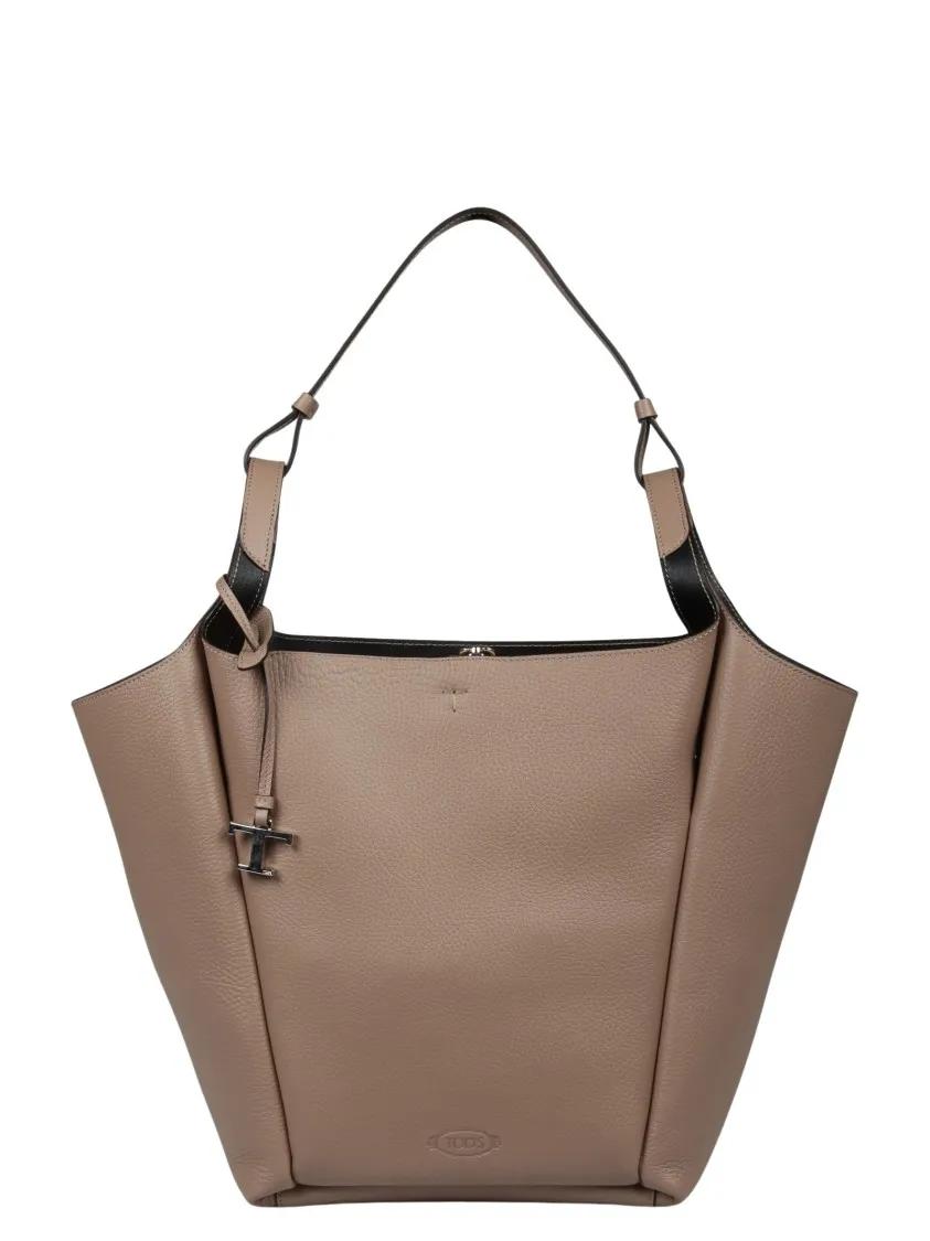 Tod's Bucket bags - Logo Bucket Bag in bruin