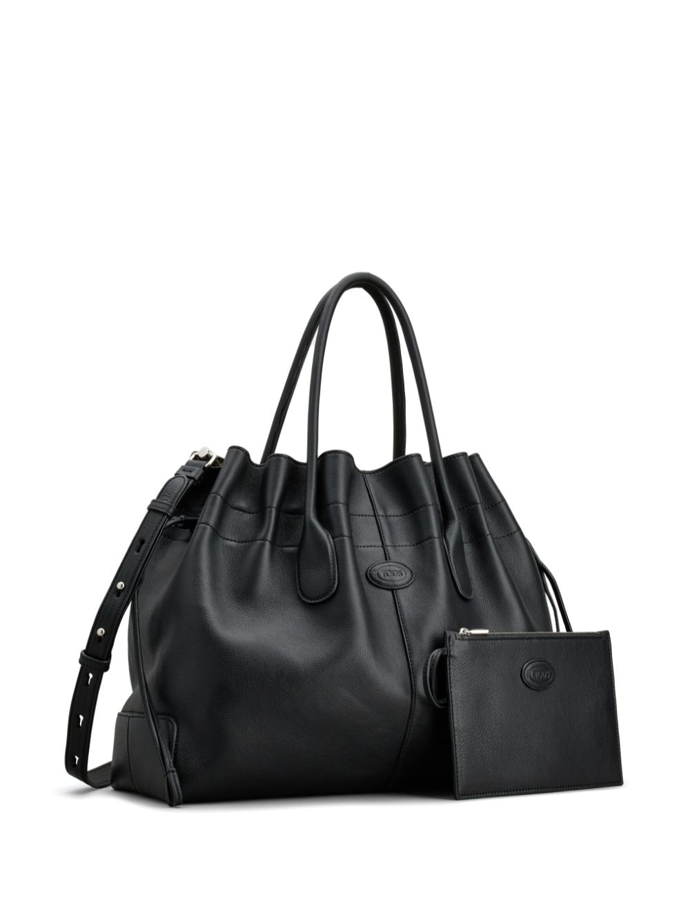 Tod's Leren bucket-tas - Zwart