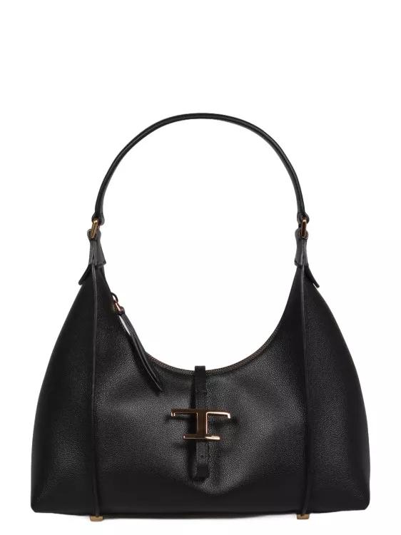 Tod's Shoppers - T-Timeless Hobo Mini Bag in zwart