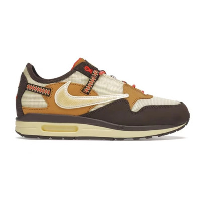 Travis Scott Air Max 1 Sneakers Nike , Brown , Heren