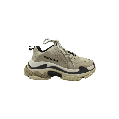 Tweedehands Beige Polyester Balenciaga sneakers Balenciaga Vintage , Beige , Dames