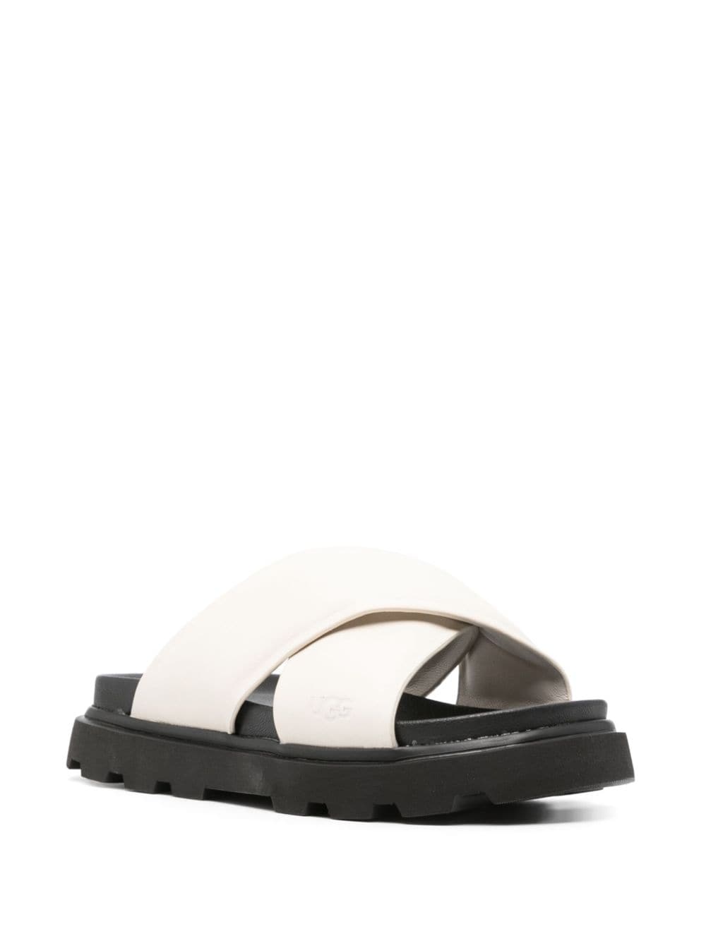 UGG Capitelle leren slippers - Wit