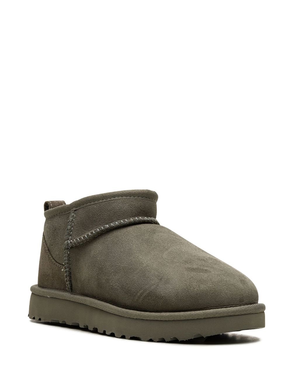 UGG Classic Mini II "Moss Green" enkellaarzen - Groen