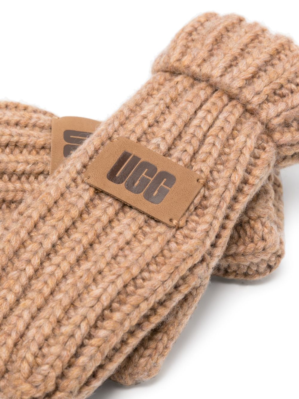 UGG Kids Grofgebreide handschoenen - Bruin