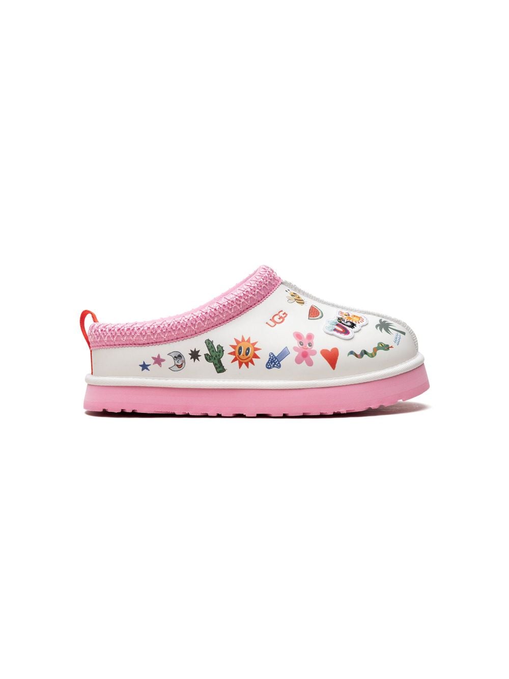 UGG Kids Tazz Pop Sketch slippers - Wit