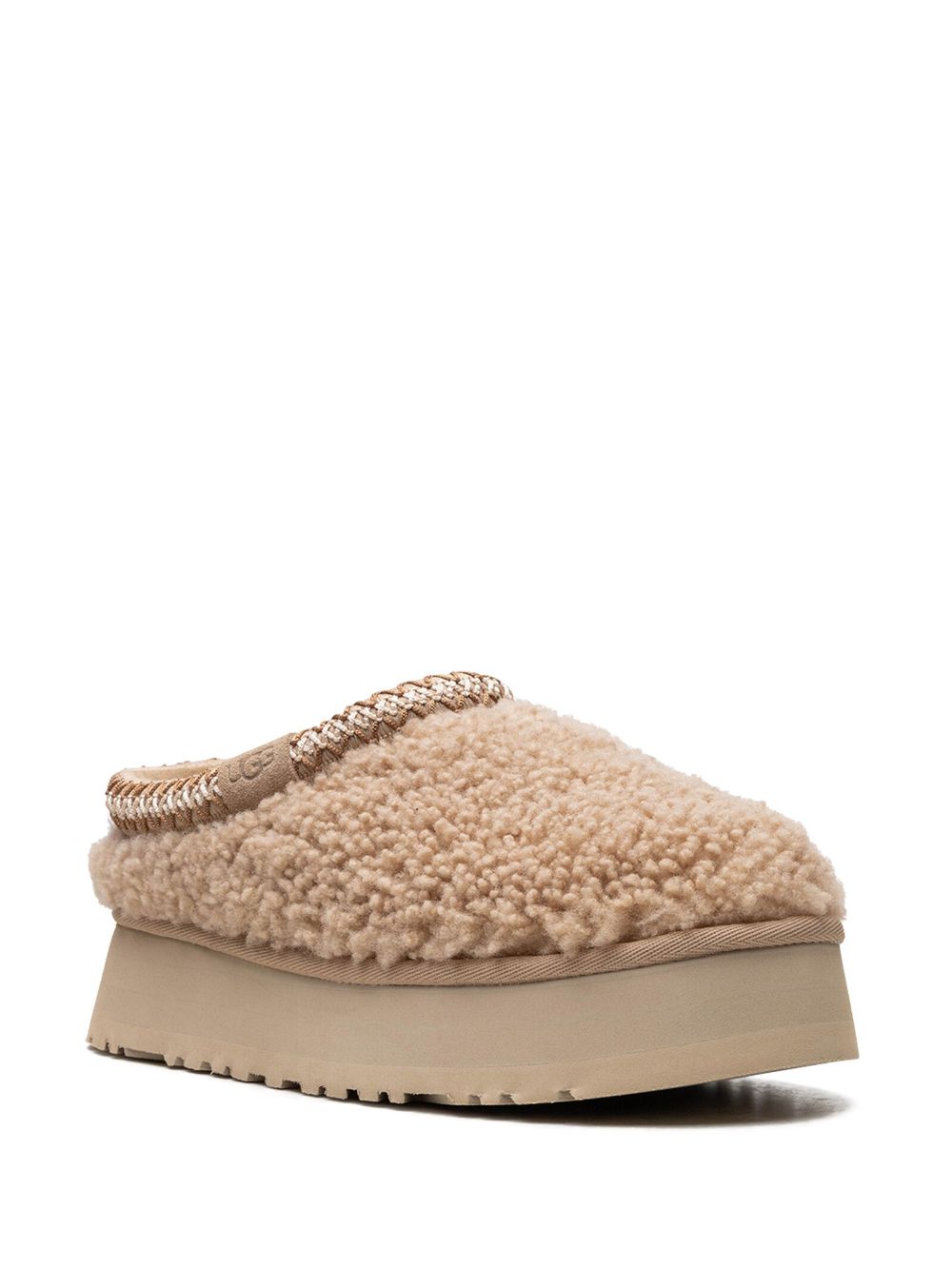 UGG Tazz Maxi Curly "Sand" slippers - Beige