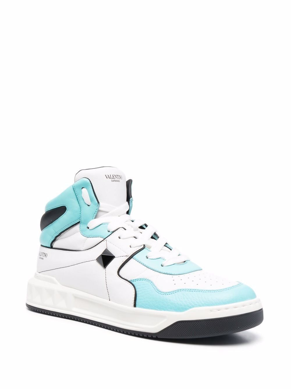 Valentino Garavani Roman Stud high-top sneakers - Wit