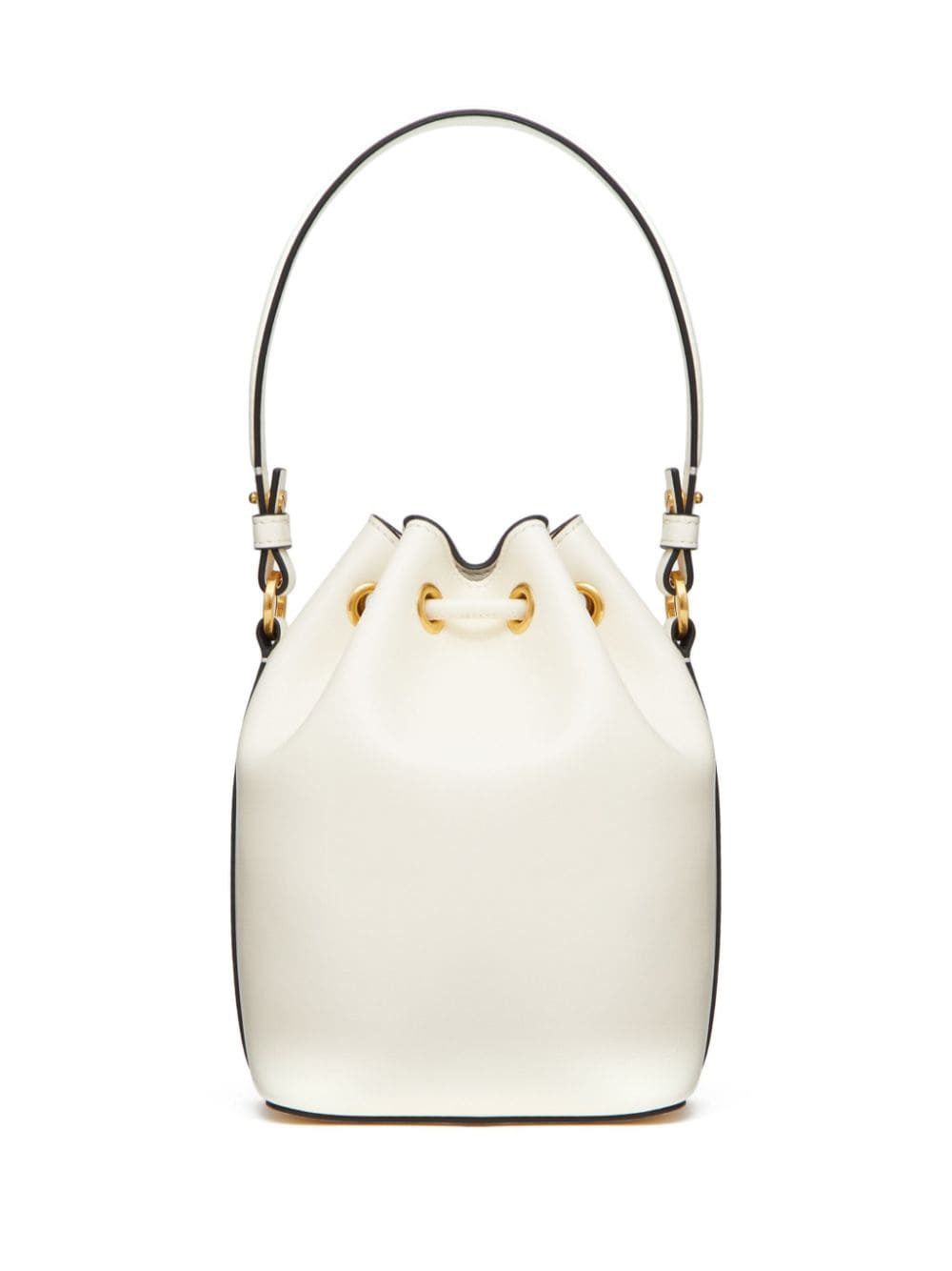 Valentino Garavani Vlogo leren bucket-tas - Wit