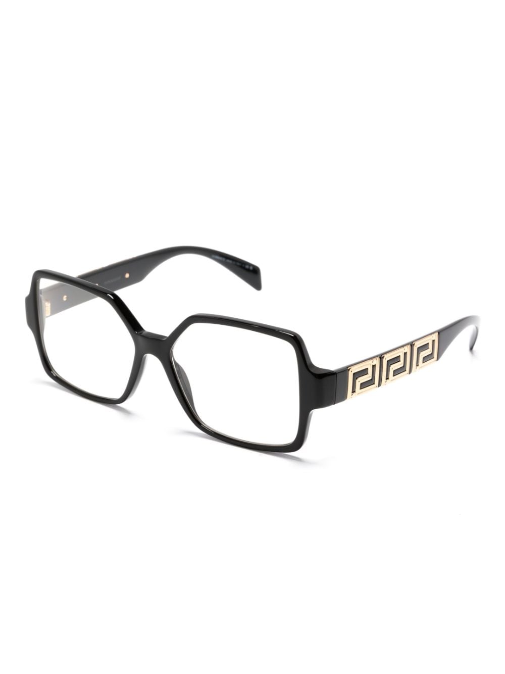 Versace Eyewear Bril met vierkant montuur - Zwart