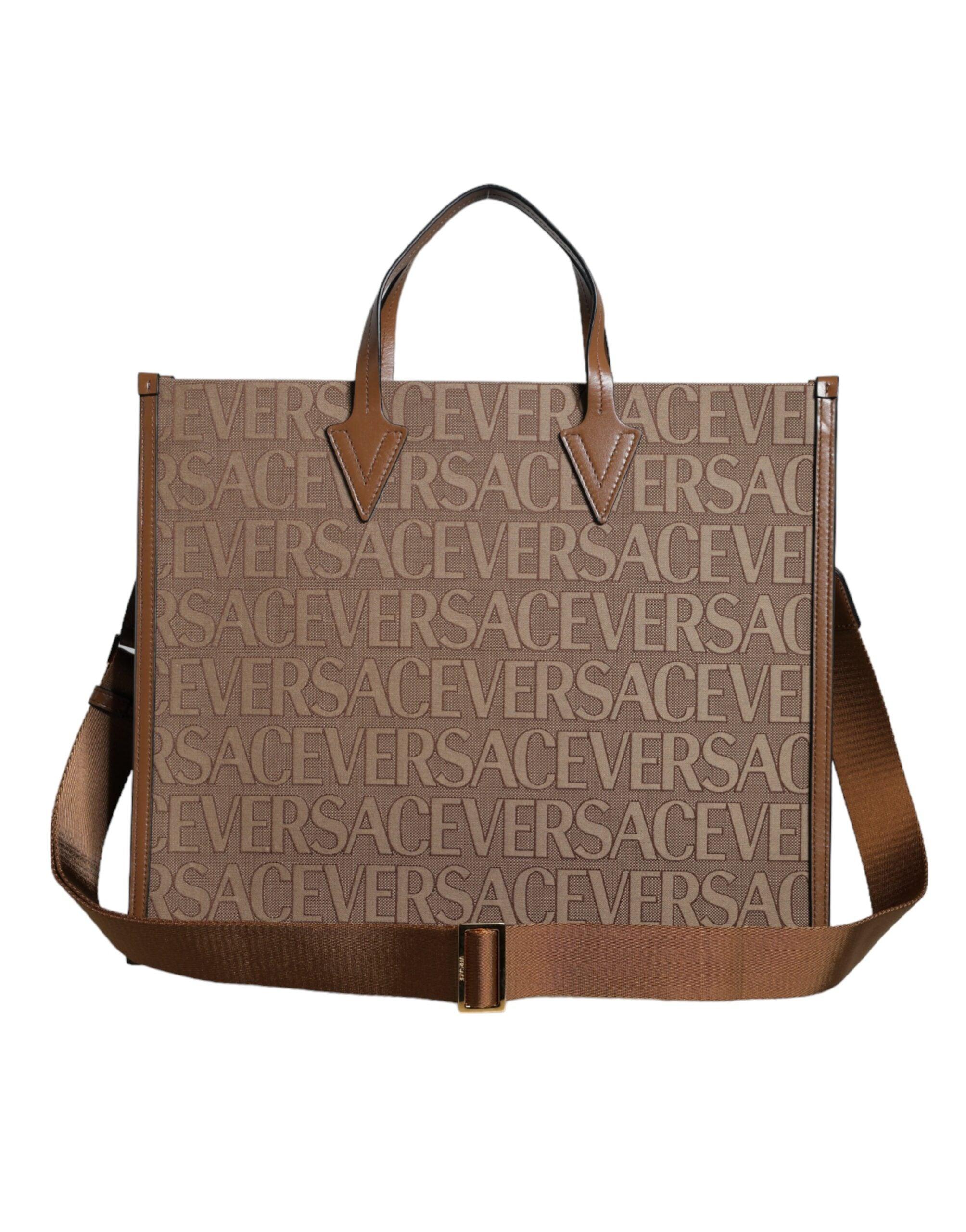 Versace Jacquard leren tas