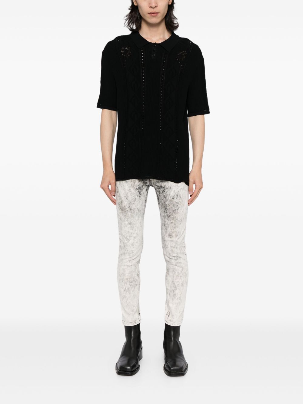 Versace Jeans Couture Skinny jeans - Zwart