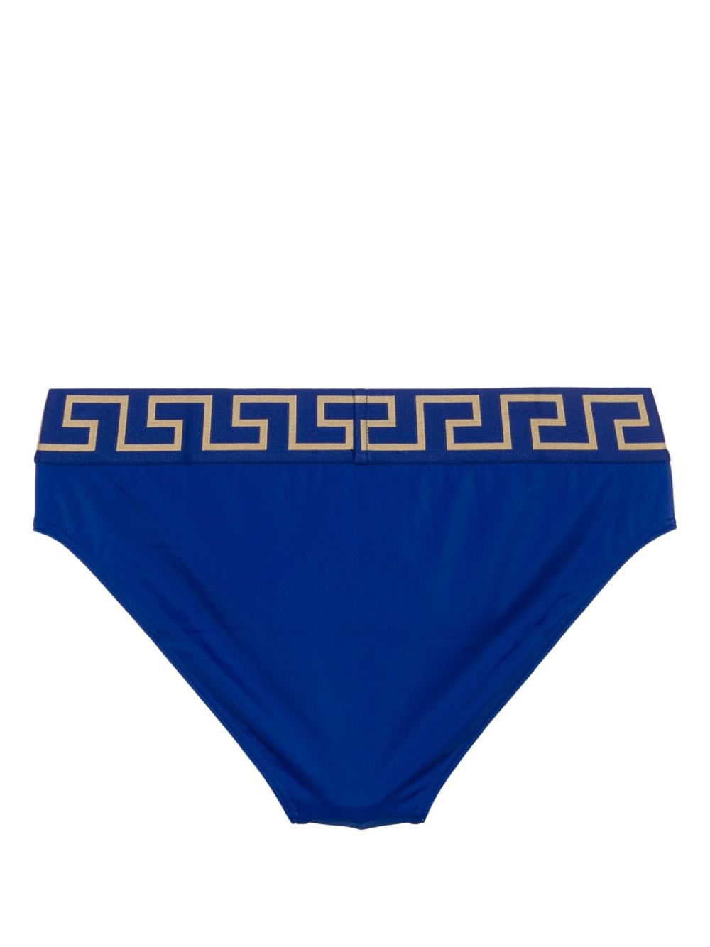 Versace Zwembroek met Greca afwerking - Blauw