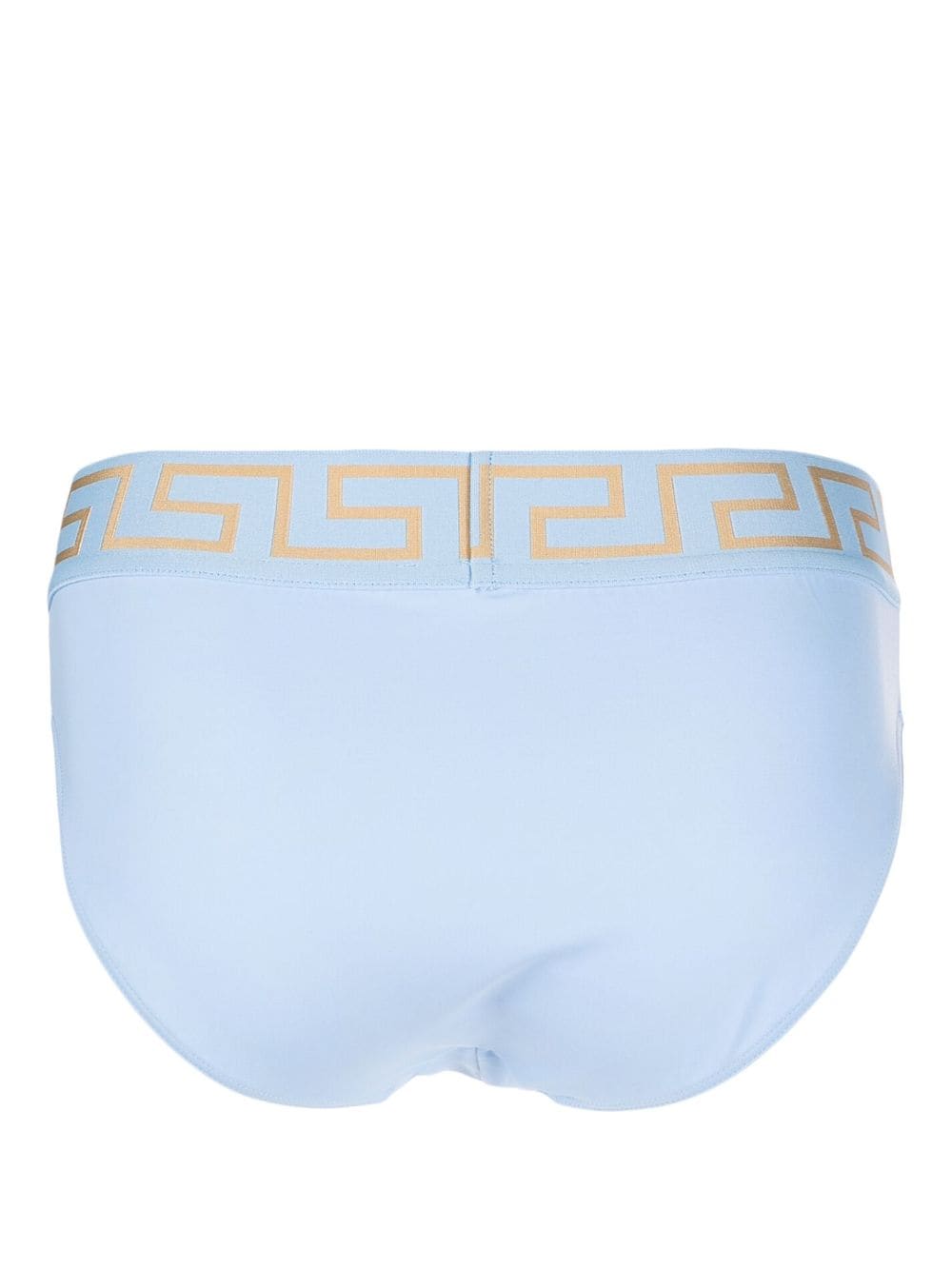 Versace Zwembroek met Greca afwerking - Blauw