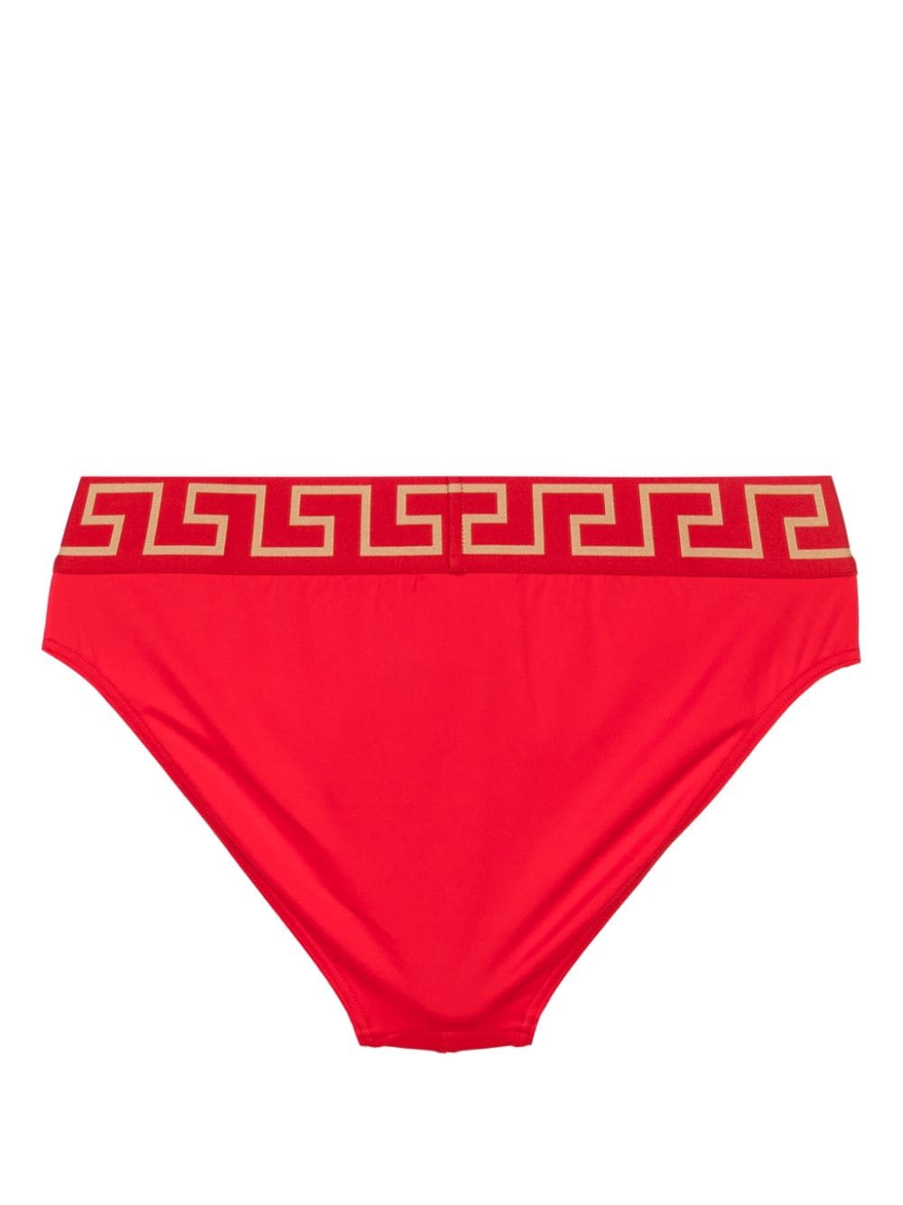 Versace Zwembroek met Greca afwerking - Rood