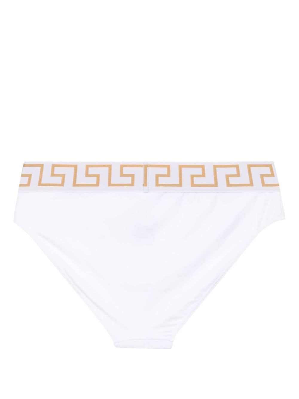 Versace Zwembroek met Greca afwerking - Wit