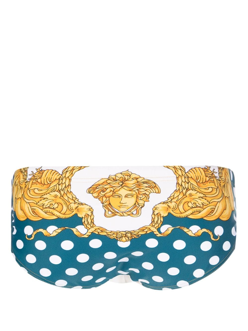 Versace Zwembroek met barokprint - Blauw