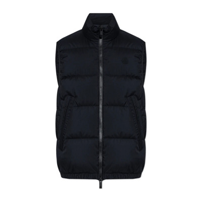 Vest Fedare Moncler , Black , Heren