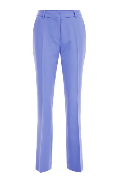 WE Fashion - Dames flared pantalon - Regular fit - Lichtpaars - Maat: 34