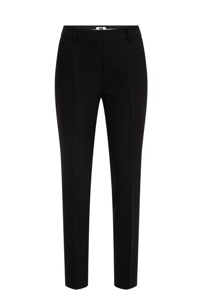 WE Fashion - Dames slim fit pantalon - Slim Fit - Zwart - Maat: 32