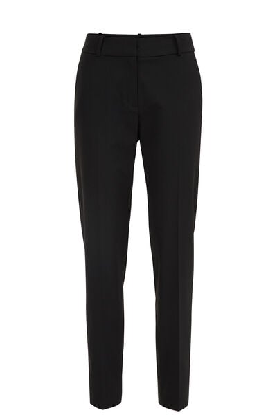 WE Studio - Dames regular fit pantalon - Regular fit - Zwart - Maat: 32