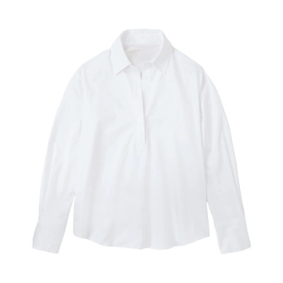 Witte Blouses Closed , White , Dames