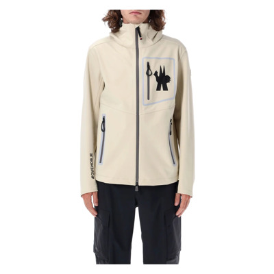 Witte Cormet Jas met Recco Technologie Moncler , White , Heren