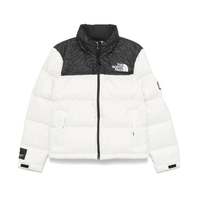 Witte Gewatteerde Jas met Gewatteerd Ontwerp The North Face , White , Dames