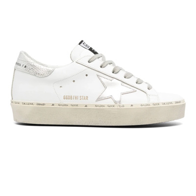 Witte Sneakers met Kralen Achterdetail Golden Goose , White , Dames