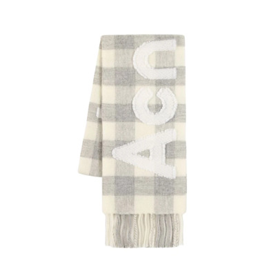 Wollen Sjaal Acne Studios , Gray , Unisex